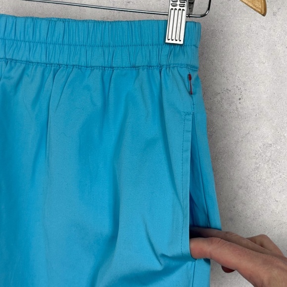 Nordstrom Blue Lightweight High Rise Shorts Pockets 2022 Size Small Beach S NEW‎ - Picture 4 of 10
